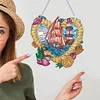 Diamond Painting Love Sailboat Hanging Pendant for Home Wall Decor