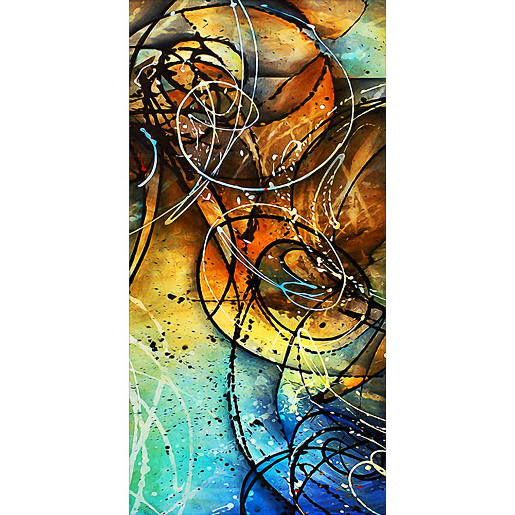 

Abstract - Round/Square Drill Diamond Painting - 45*85CM (Big Size), Square diamond, 501 Original