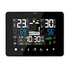 Wireless Weather Station with Humidity Atomic Clock Air Pressure for Patio House