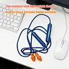 Bluetooth-compatible Earplug Headphones Noise Reduction Neckband Wireless Earbuds Earplug for Industrial Workout Running Sports