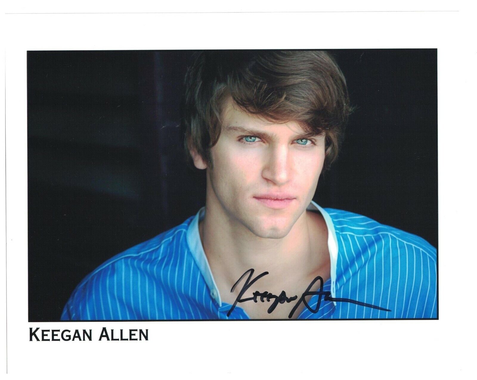 Keegan Allen Signed Autographed 8x10 Photo Poster painting Actor B