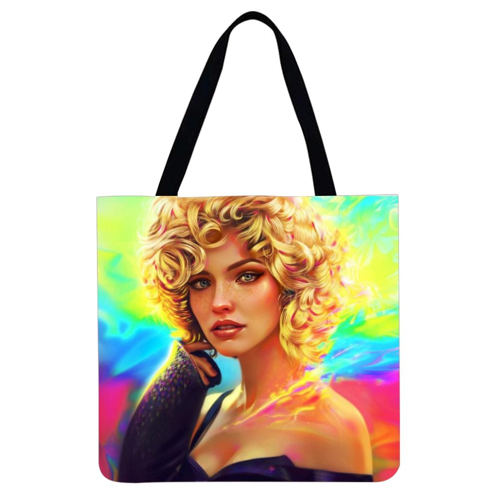 Linen Print Tote Bag linen-print-tote-bag