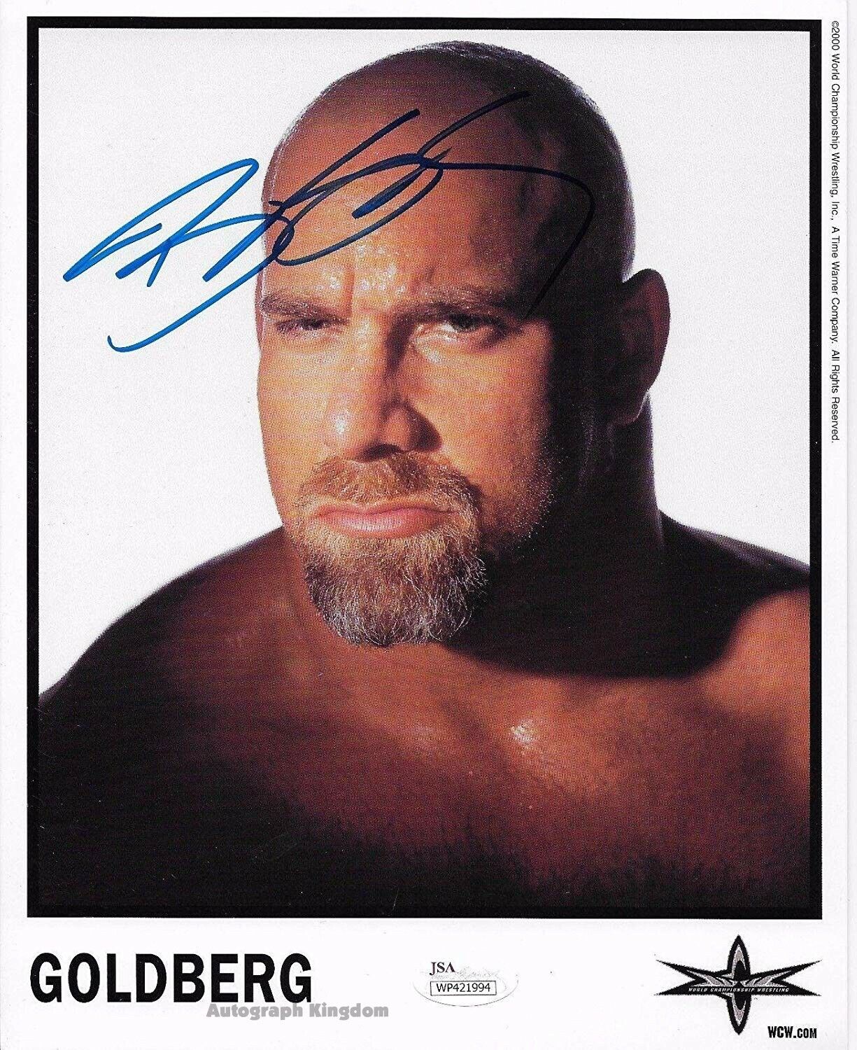 Goldberg WWF / WWE Wrestler 8 x 10  Signed Autographed Photo Poster painting (RP6)