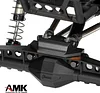 AMK RC Link Riser, CNC Aluminum Rear Link Riser for 1/10 RC Crawler Axial Capra 1.9 Unlimited Trail Buggy Currie F9 SuperShafty CP44 Portal Axle Upgrade (Black Link Riser)