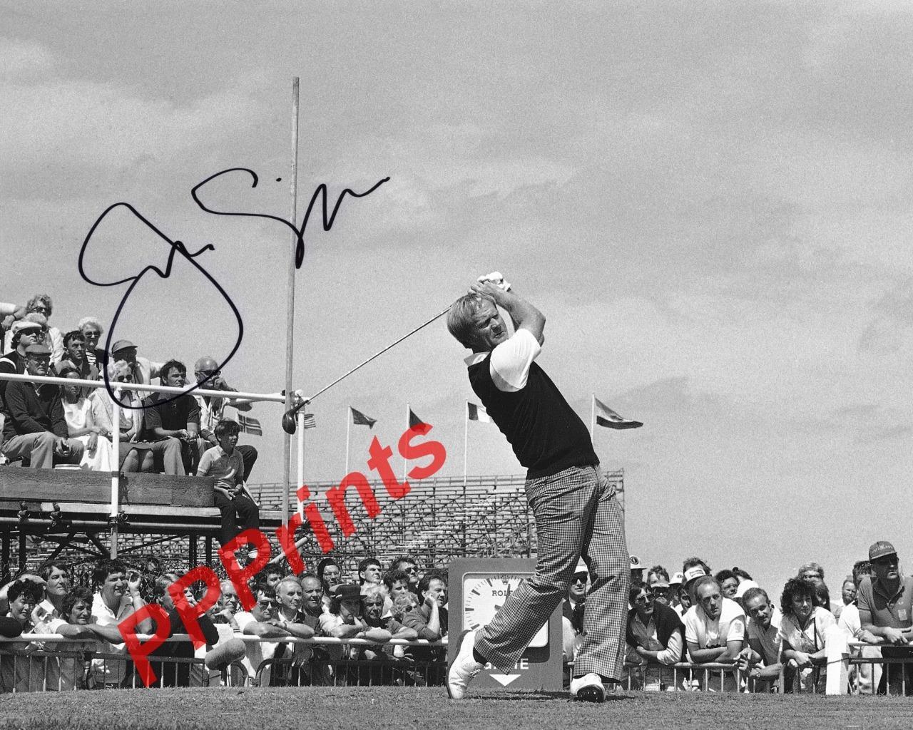 JACK NICKLAUS AUTOGRAPHED 10X8 SIGNED REPRO Photo Poster painting PRINT