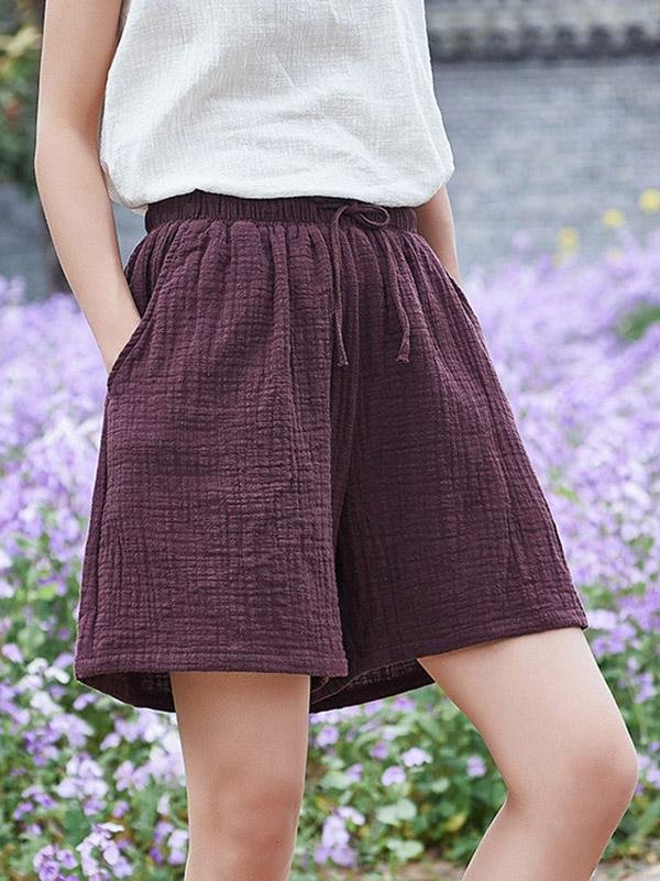 Original Literary Wide Short Pants