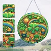Diamond Painting St Patrick Lucky Clover Pendant for Home Wall Decor