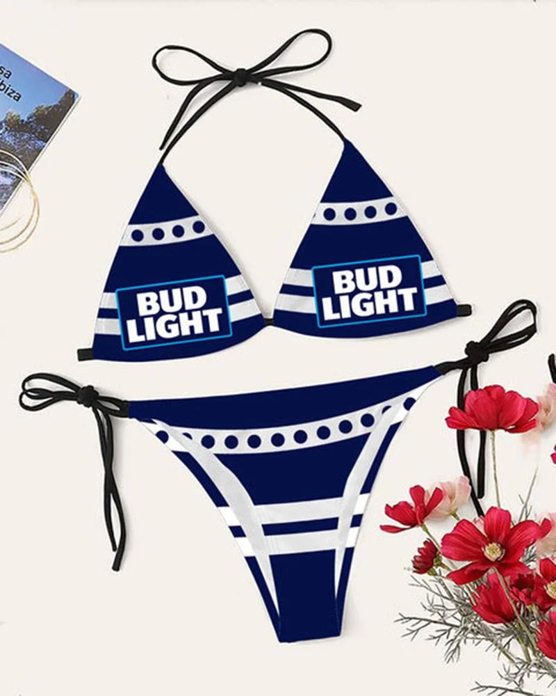 Women's Casual Printed Bikini Suits