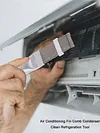 5pcs Air Conditioner Condenser Comb Stainless Steel Fin Brush Portable Universal