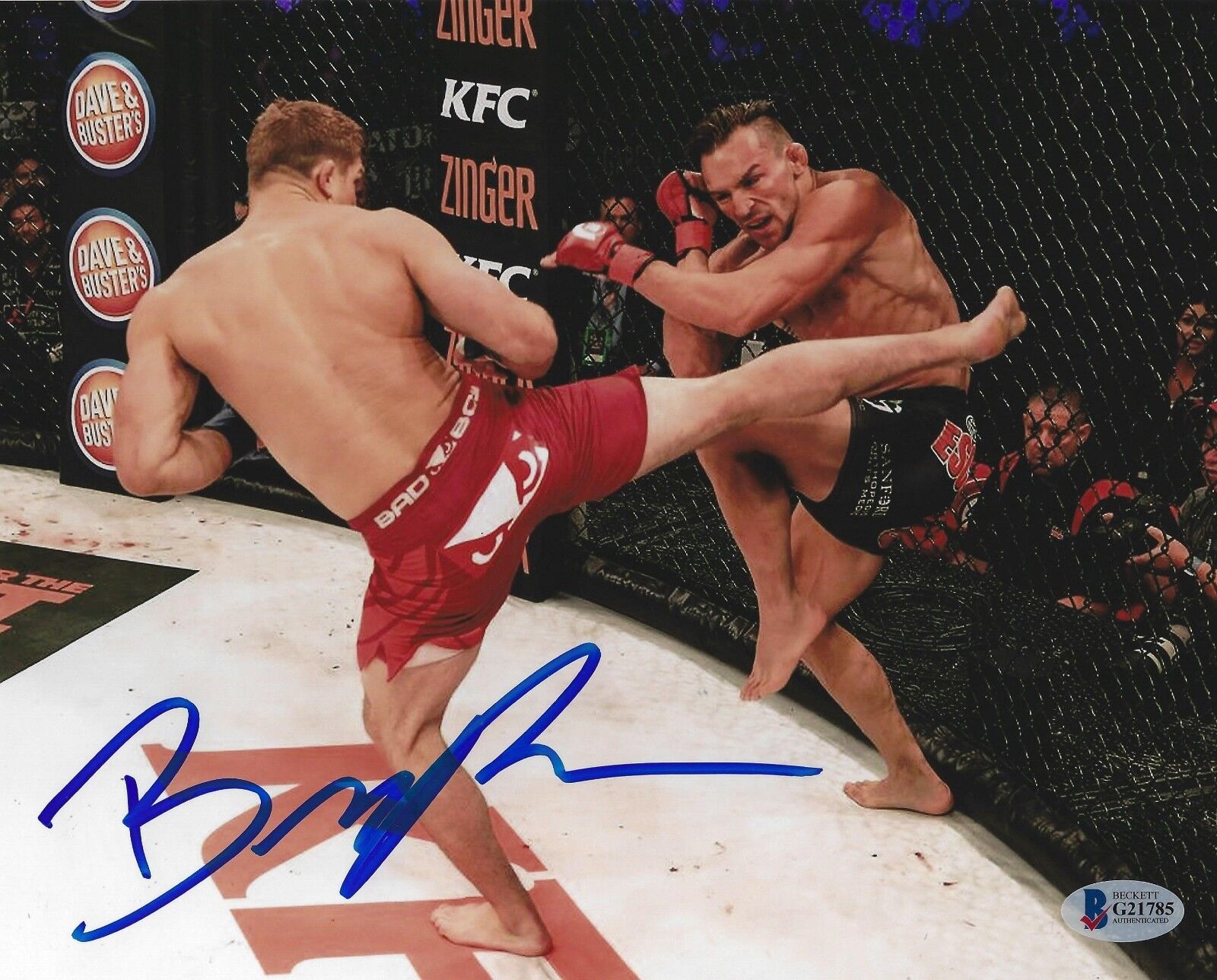 Brent Primus Signed 8x10 Photo Poster painting BAS Beckett COA Bellator MMA Picture Autograph 85