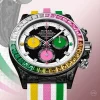 ROLEX Diw Daytona carbon rainbow candy 40mm carbon