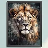 (Stamped/Counted) Watercolor Lion-11CT/14CT Cross Stitch 40*53cm