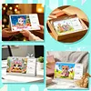 2027-2028 Two-Year Diamond Painting Calendar Kit, 13 Exquisite Multicolor Butterfly And Floral Illustrations, Large Size Desk Calendar, Mosaic Art Coil-Bound Desktop Planner