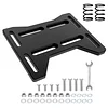 FVRITO Motor Engine Mounting Plate for Predator 212cc 196cc 224cc GX160 6.6HP OHV Small Clone Engine Mini Bike Coleman CT200U BT200X CC100X Baja Doodlebug DB30 Performance Parts Aluminum Black