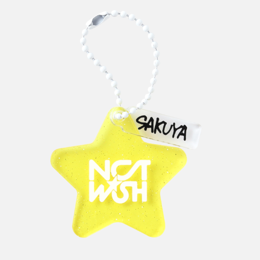 NCT WISH Pop Up Store Wish Station Star Acrylic Keyring