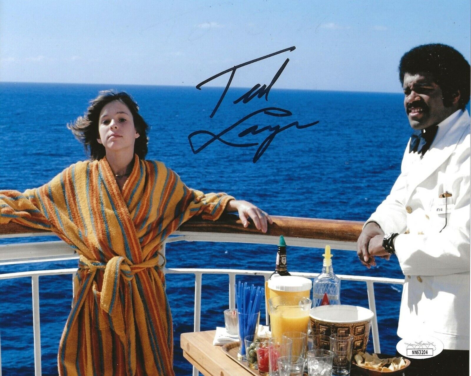 Ted Lange signed The Love Boat 8x10 Photo Poster painting autographed Isaac Washington 2 JSA