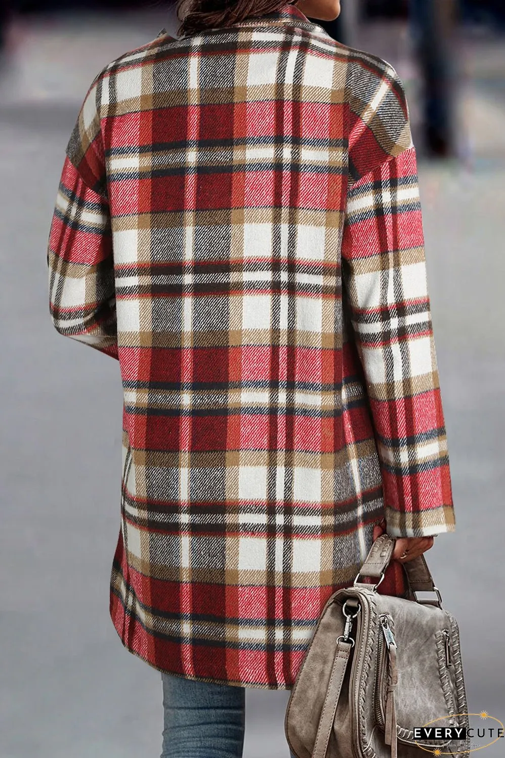 Preppy Plaid Coat