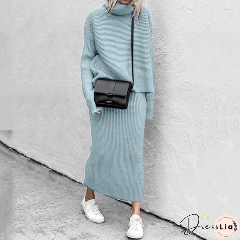 Women's Autumn Casual Loose Fashion Long Two-piece Suits