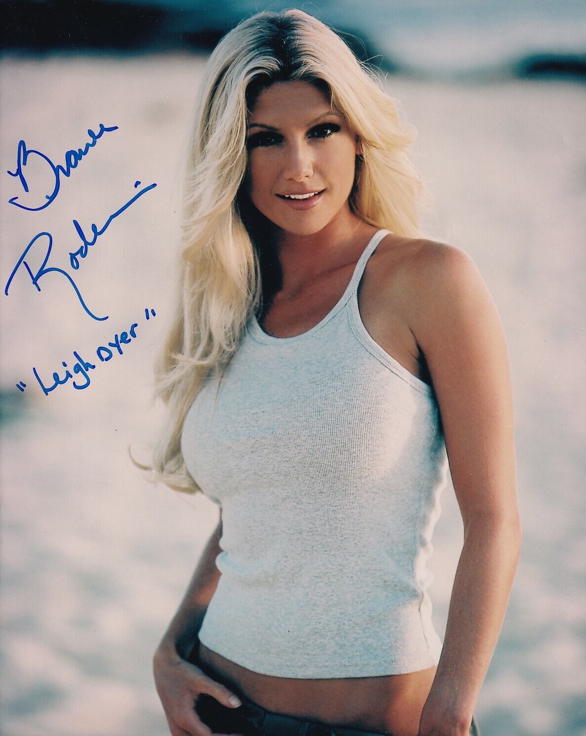 Brande Roderick autographed signed auto Baywatch 8x10 Photo Poster painting inscribed Leigh Dyer