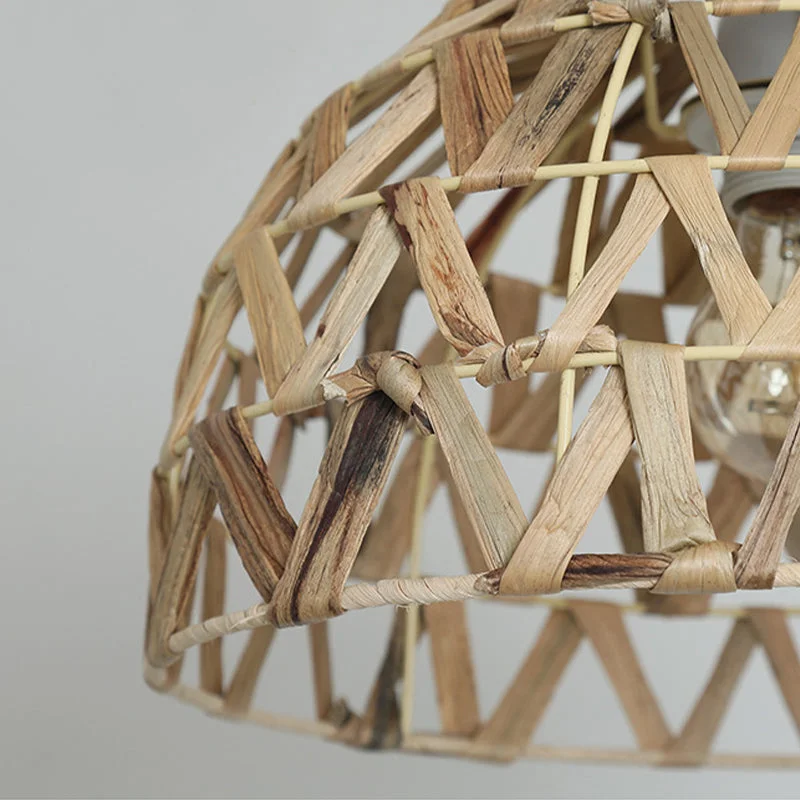 Creative Straw Coffee House Pendant Light Lampshade