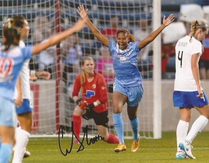 Casey Short Team USA Womens Soccer signed Chicago Red Stars 8x10 Photo Poster painting 4