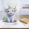 >SALE<2D Flat Print White Yak DIY Desktop Diamond Art Kits Single-Sided Drill Decor