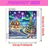 Christmas House - Diamond Painting - Partial Special Shaped Drill(Canvas|30*30cm)