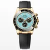 Rolex Cosmograph New Daytona m126518ln-0014 with Turquoise Blue Dial 4131 movement Super clone (Gain weight)