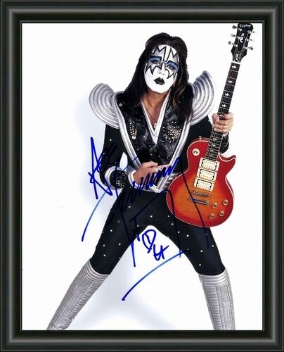 ACE FREHLEY - KISS A4 SIGNED AUTOGRAPHED Photo Poster painting POSTER  POSTAGE