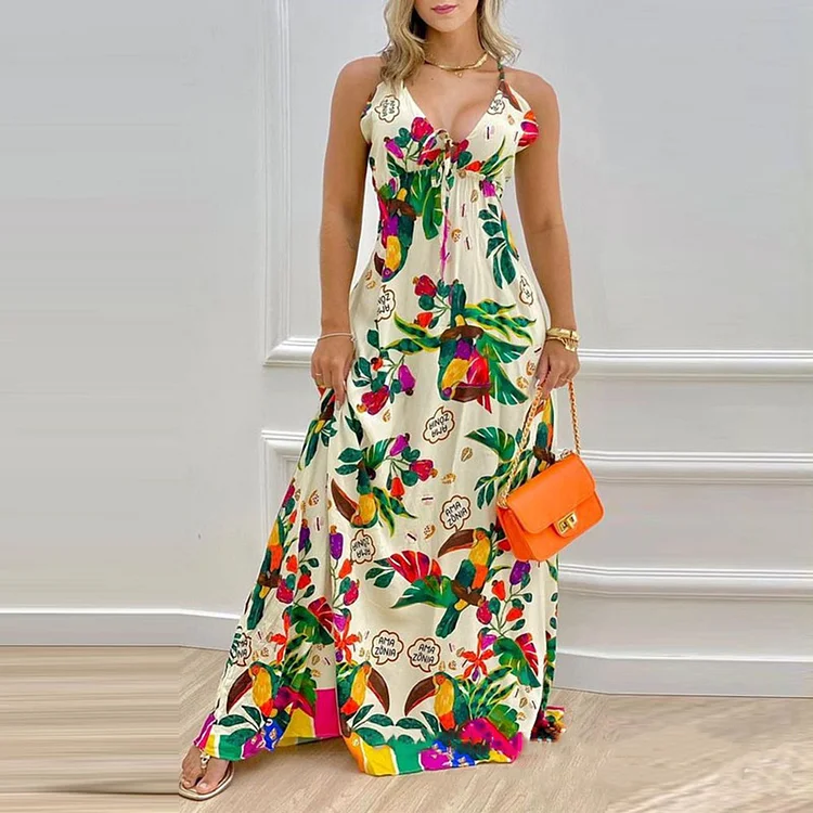 Jungle Printed Dress