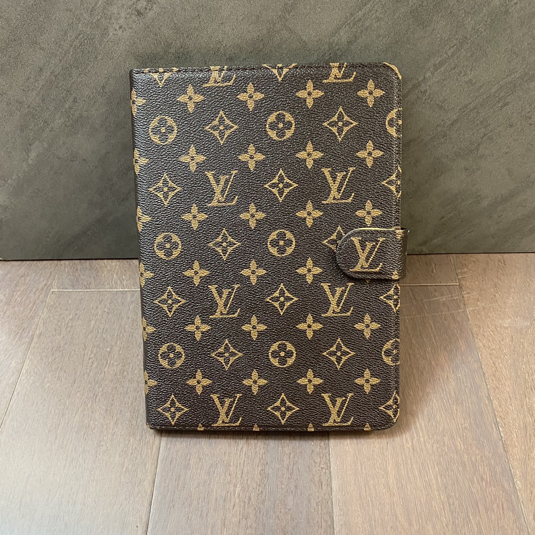 LV Luxury Louis Vuitton Canvas Monogram Leather Fresh Summer Theme Pattern Apple iPad case ProCaseMall