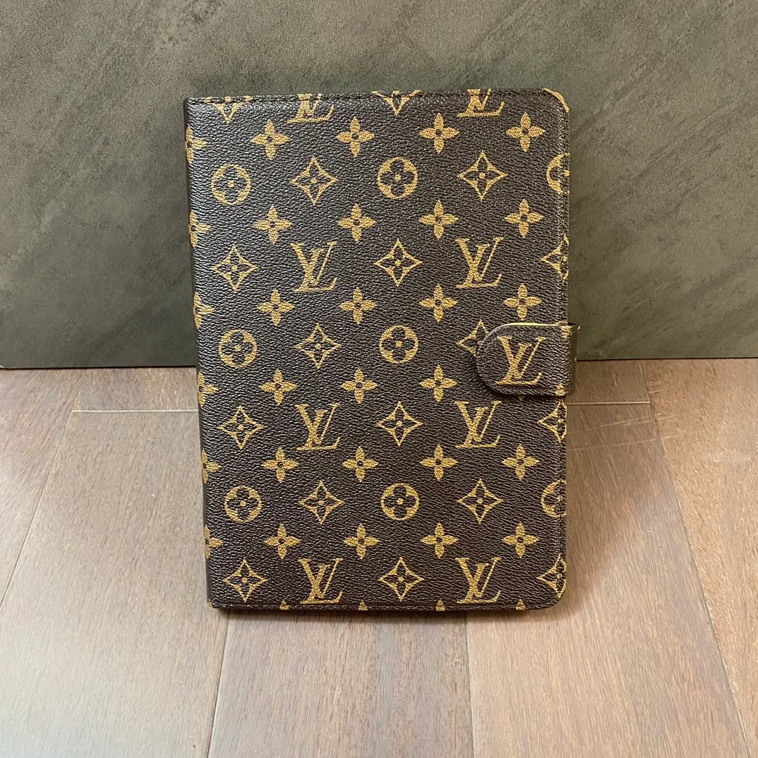 LV Luxury Louis Vuitton Canvas Monogram Leather Fresh Summer Theme Pattern Apple iPad case ProCaseMall