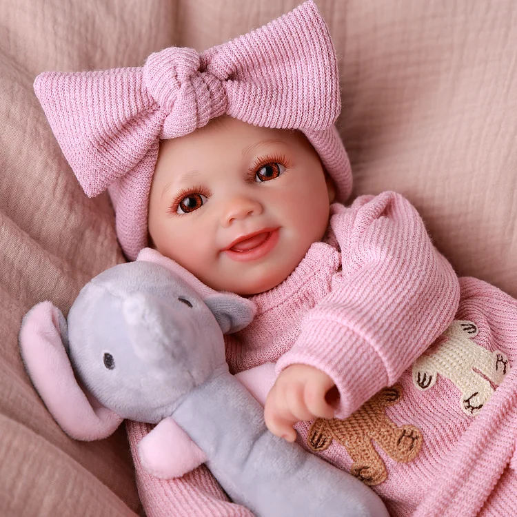 [Year Lowest Price]Babeside Smiling Reborn Baby Sunny&nbsp;17'' Little Infant Girl Healing of the Heart