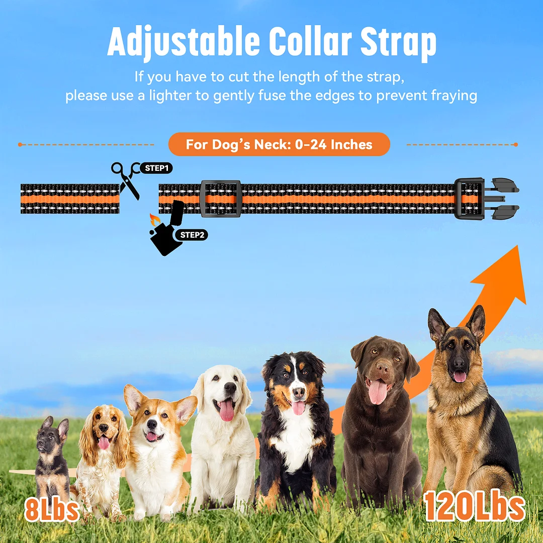 MAXLAPTER 3 Modes Dog Training Collars with 2624 feet Remote,IPX7 Waterproof Shock Collar for Training All Size Dogs