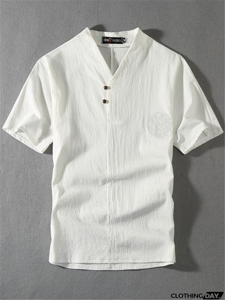 Mens Linen Short Sets