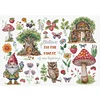 Magical House Of Gnomes-14CT Stamped Cross Stitch 59*44cm/23.23*17.32in tapestrymarket