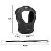 Silicone Case Compatible for DEWALT Wearable BT Speaker Protective Cover with Lanyard Small Lightweight and Easy-to-Install Sleeve