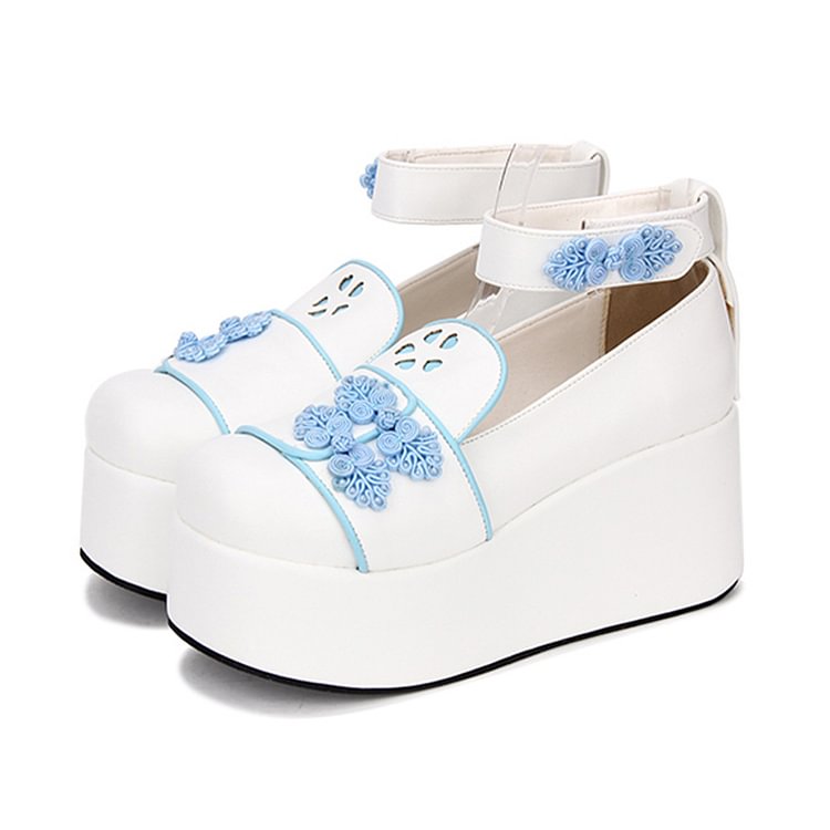 Sweet Bow Lolita Mary Janes Shoes - Modakawa