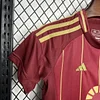  2024/2025 Kids Size Roma Home Soccer Jersey Home 1:1 Thai Quality