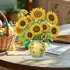 Sunflower Vase Diamond Dot Painting Ornament DIY Double Sided Acrylic