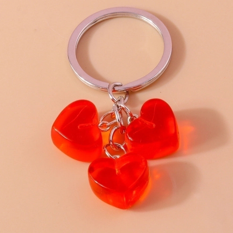 Minimalist Color Block Resin Women’s Keychain