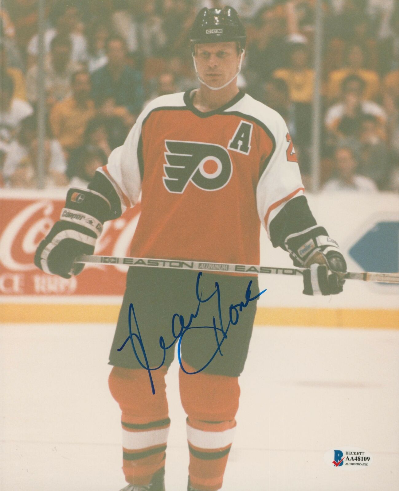 Flyers Mark Howe Authentic Signed 8x10 Photo Poster painting Autographed BAS #AA48109