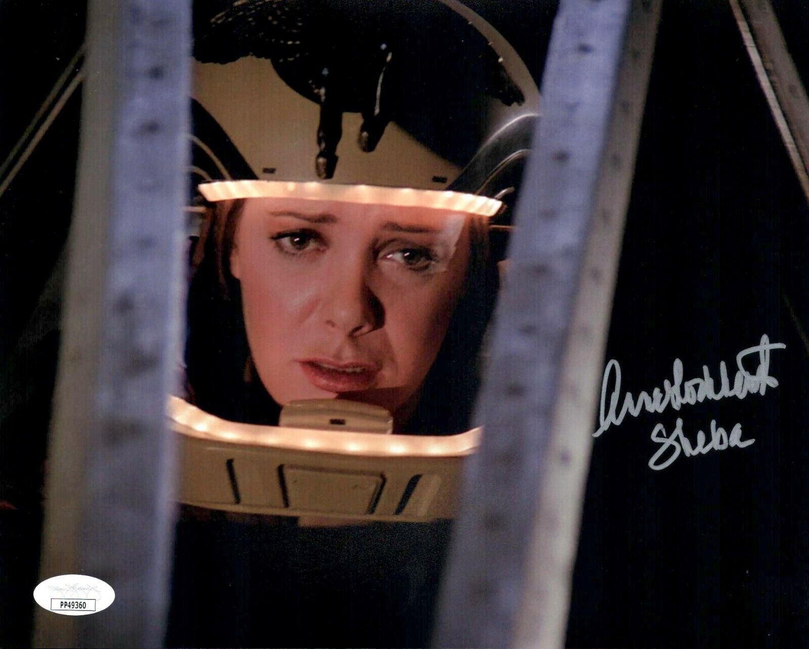 ANNE LOCKHART Signed BATTLESTAR GALACTICA 8x10 Photo Poster painting with JSA COA