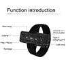 Wireless Bluetooth-Compatible Remote Button Motorcycle Handlebar Media Control