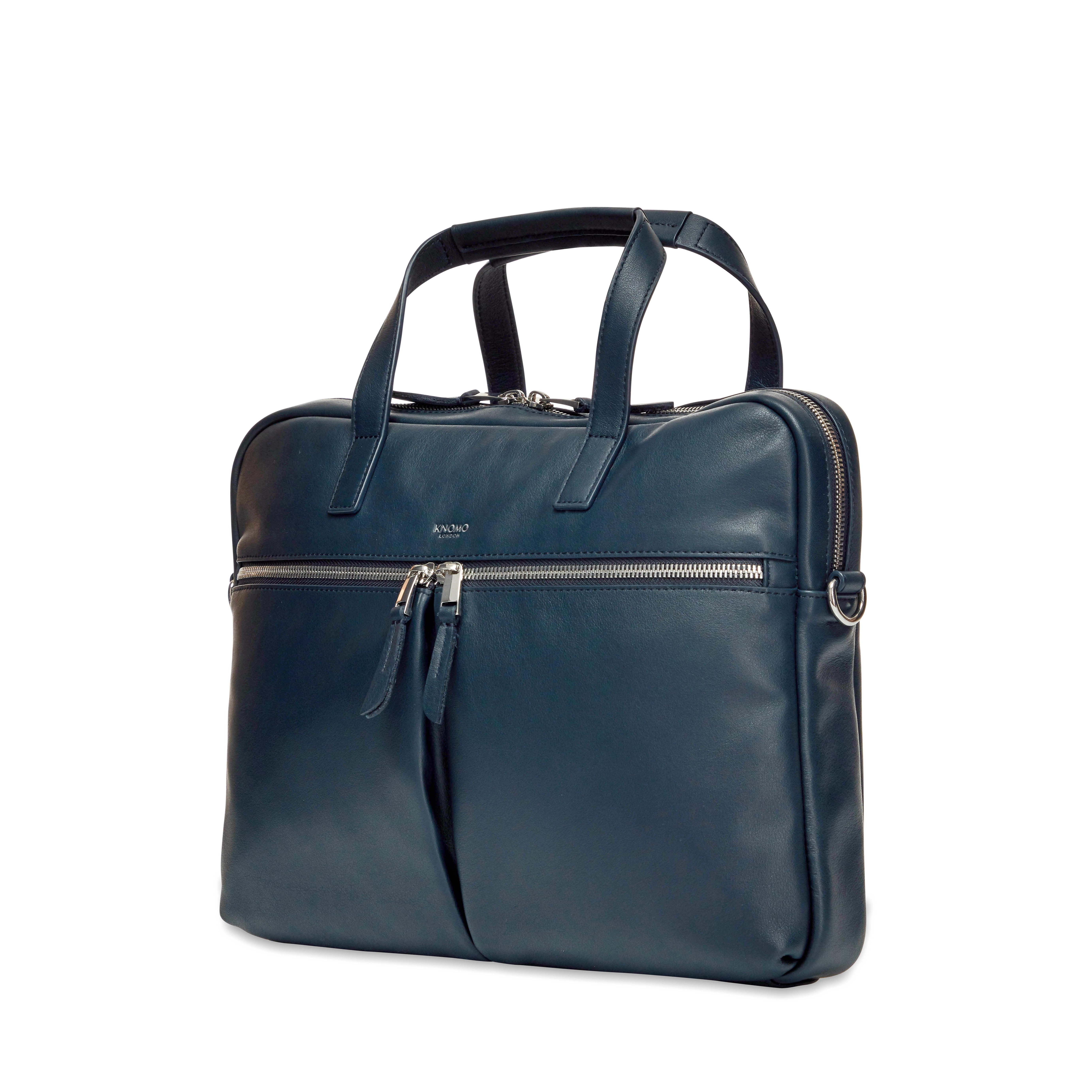 Hanover Leather Briefcase KNOMO USA - Bags that work beautifully