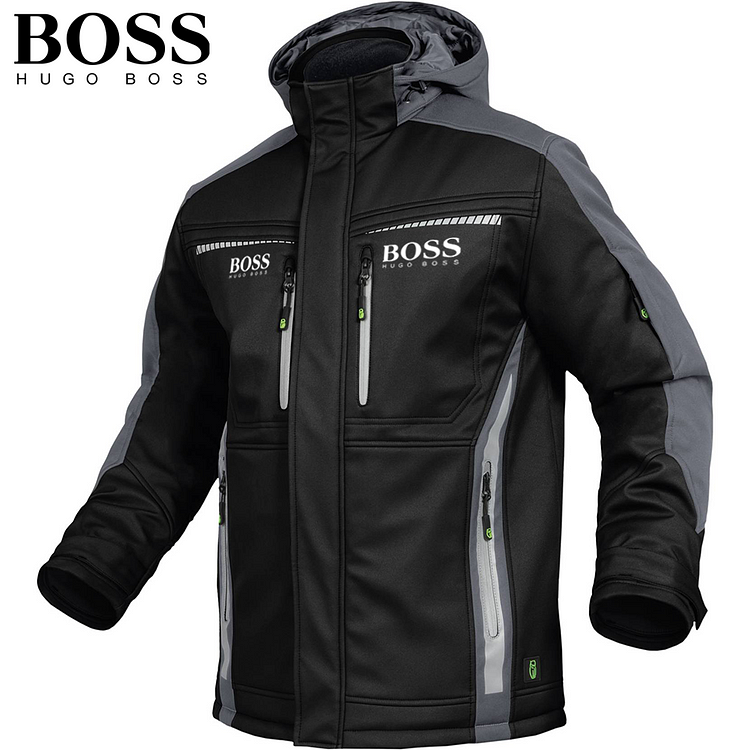 Męska zimowa kurtka Soft Shell BOSS