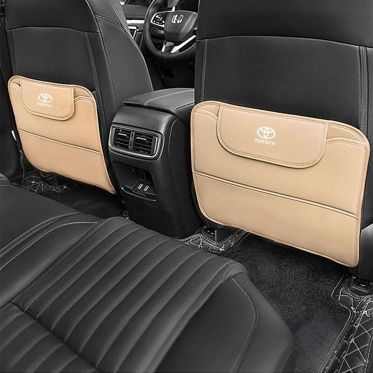 Car seat anti-kick pad anti-scratch and wear-resistant storage bag