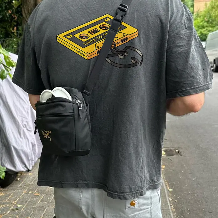 Music Tape Pattern Printing T-shirt