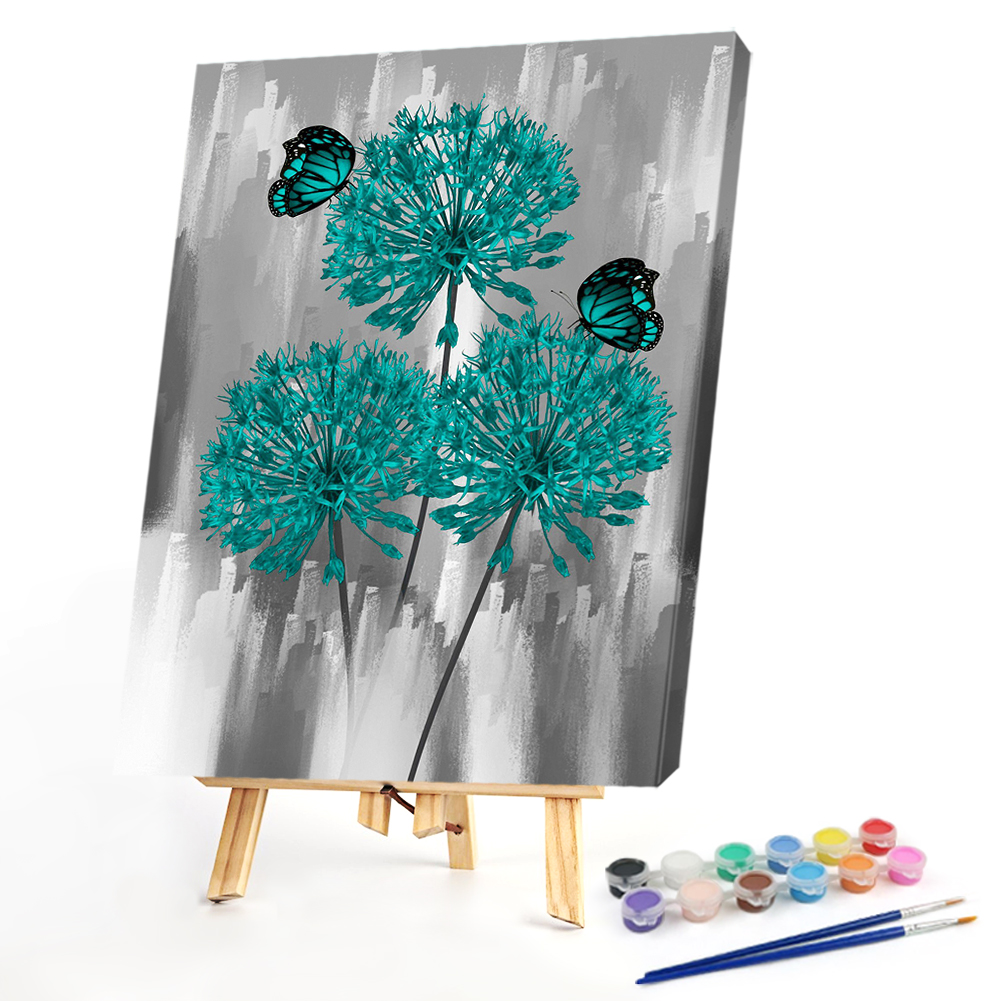 

40*50CM - Paint By Numbers - Butterfly Dandelion, 501 Original