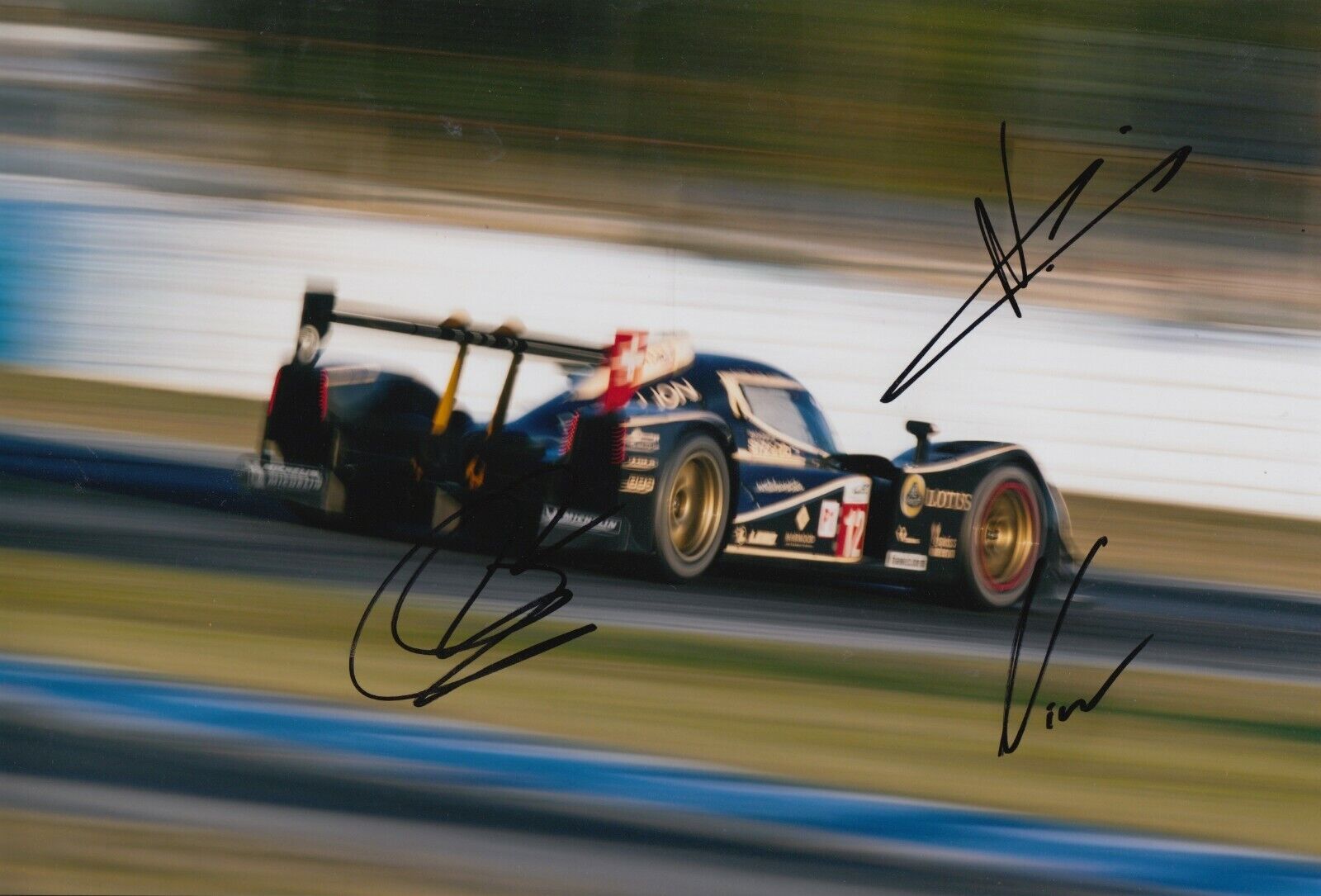 Jani, Heidfeld, Prost Hand Signed 12x8 Photo Poster painting - Le Mans Autograph 1.